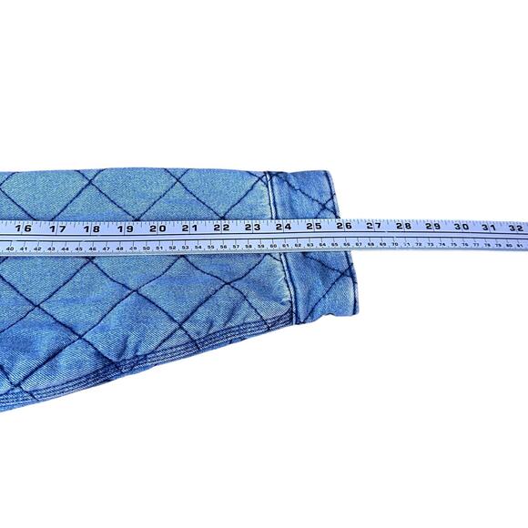 Supreme x Dickies Quilted Denim Work Jacket Mens Large Blue Long Sleeve Full Zip - Picture 11 of 12